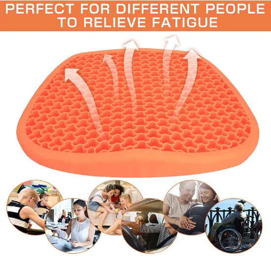 Breathable Design Gel Cushion Nonslip Cover Egg Gel Cushion