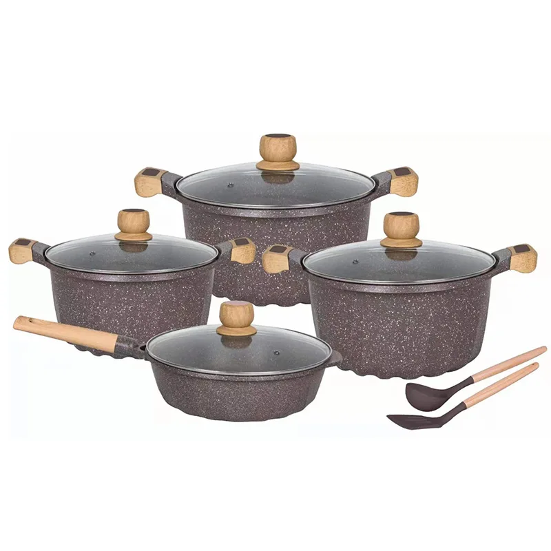 cast iron induction cookware set