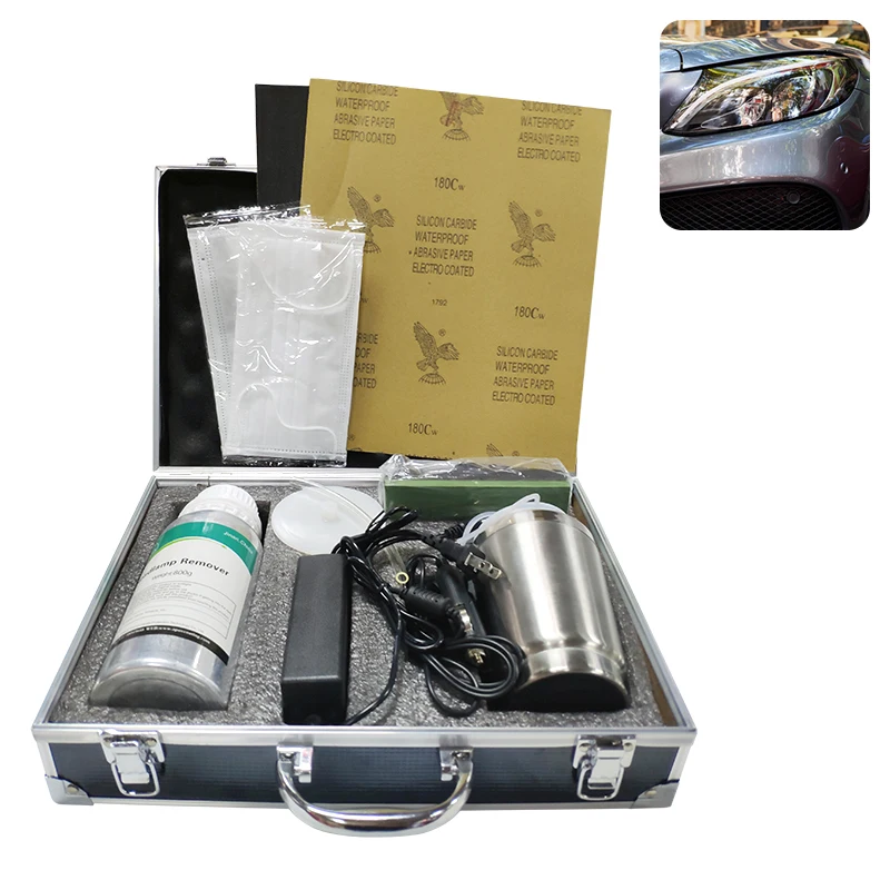 Kit Restauration Phares Voiture - Nettoyant Et Restaurateur Lentilles Phares
