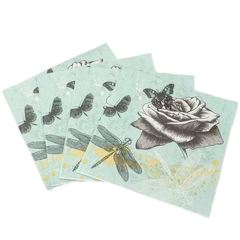 High-quality napkin manufacturers customized a variety of flower-shaped paper napkins