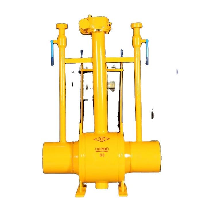 Dual Release Handle Fully Welded Gas Ball Valve Buried Manual Heat Pipe Heating Stainless Steel Carbon Steel OEM Customizable