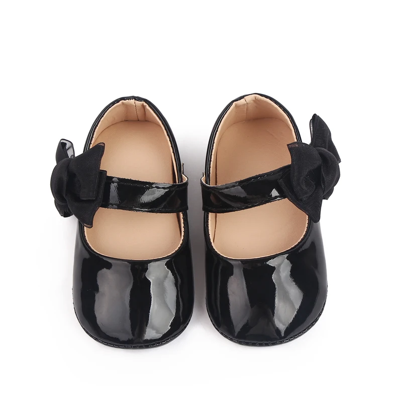 High Quality Soft PU Leather Baby Toddler Girl Shoes Prewalker Girl Princess Shoes 2025 manufacture