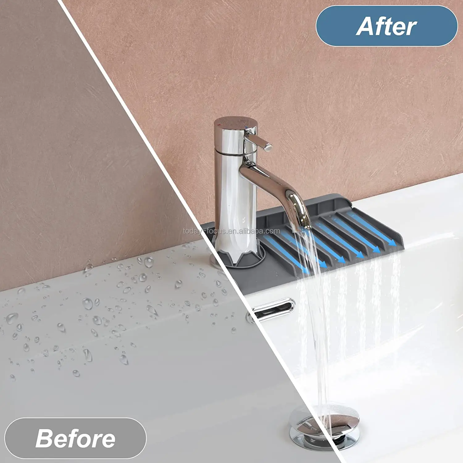 Faucet Silicone Mat for Kitchen Sink - Mounteen in 2023
