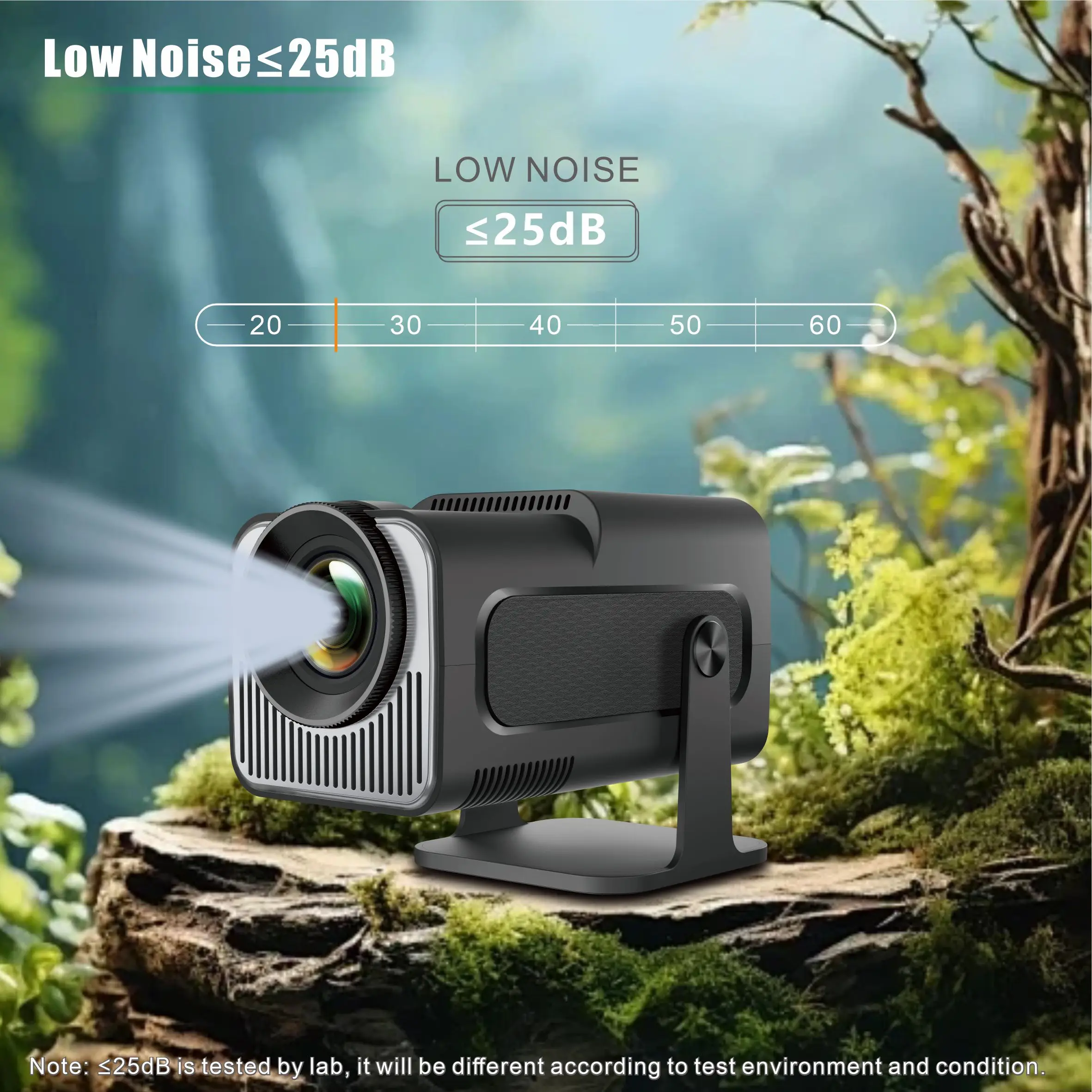 HY320 Mini Smart LCD Projector Portable Home Theater Pico
