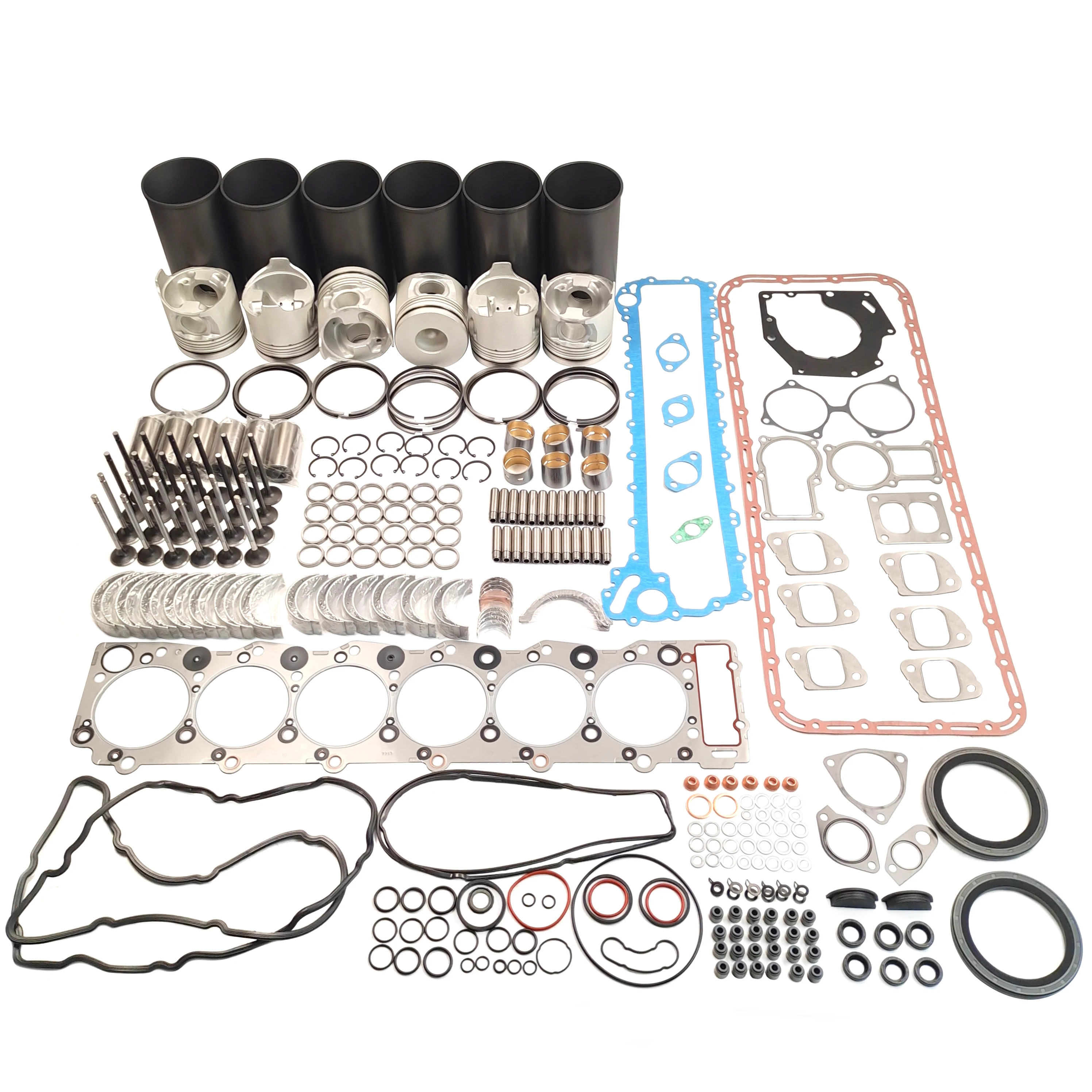 6HK1 DI Overhaul Rebuild Set 8-98152901-1 8-97372077-1 8-97616358-0 for Isuzu Excavator Diesel Engine Parts Kit - Gupta Tractor Spares Co.