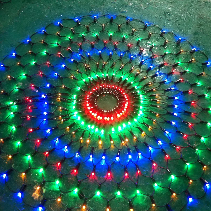 Wasserdichte Led Led Dekorative Decken Netz Lichter Für Weihnachten Außenhof Netz Lampe Vorhang Lichterkette Led Netz Licht
