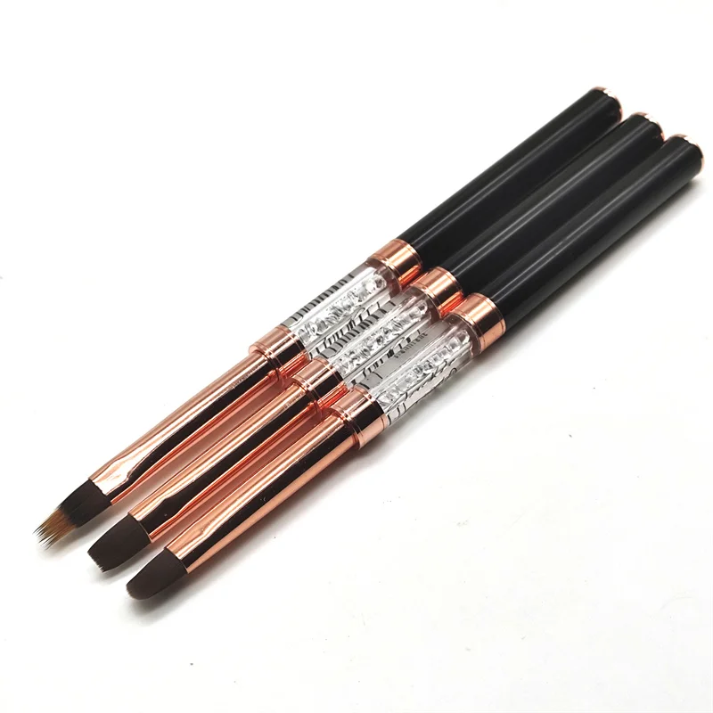 High Quality Rose Gold Nail Tools Diamond Metal Handle Phototherapy ...