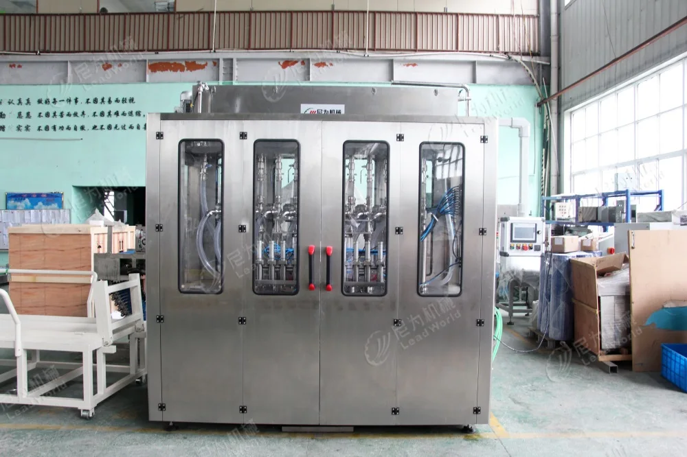 Leadworld Automatic Sunflower Essential Cooking Lube Olive Engine Oil Filling and Packing Machine