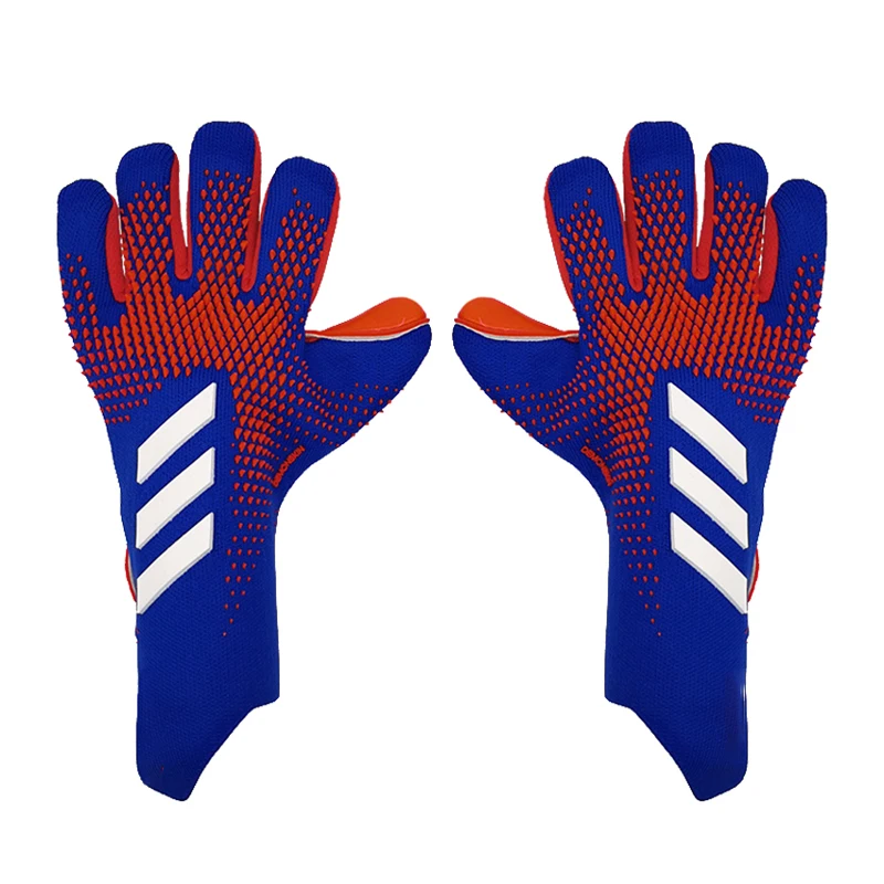 no finger guards thickened football goalkeeper New latex goalkeeper gloves 