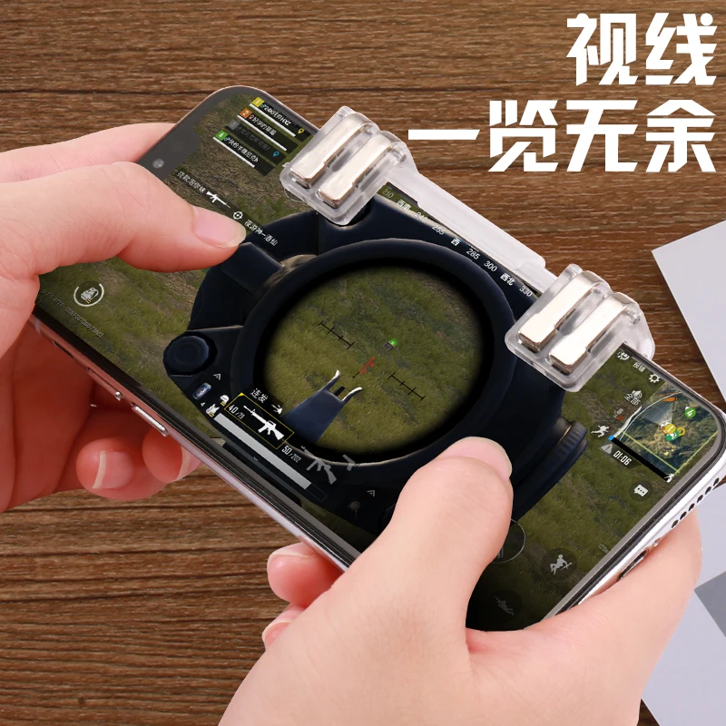 K9 Mobile Game Handle for Pubg with L1R1 Physical Button Aim and Shoot