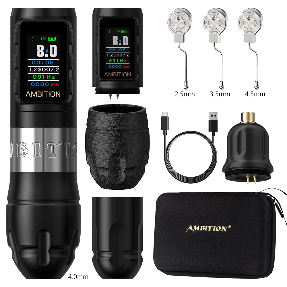 その他 Ambition vibe max tattoo machin Ambition Vibe Max Wireless Tattoo Pen Machine