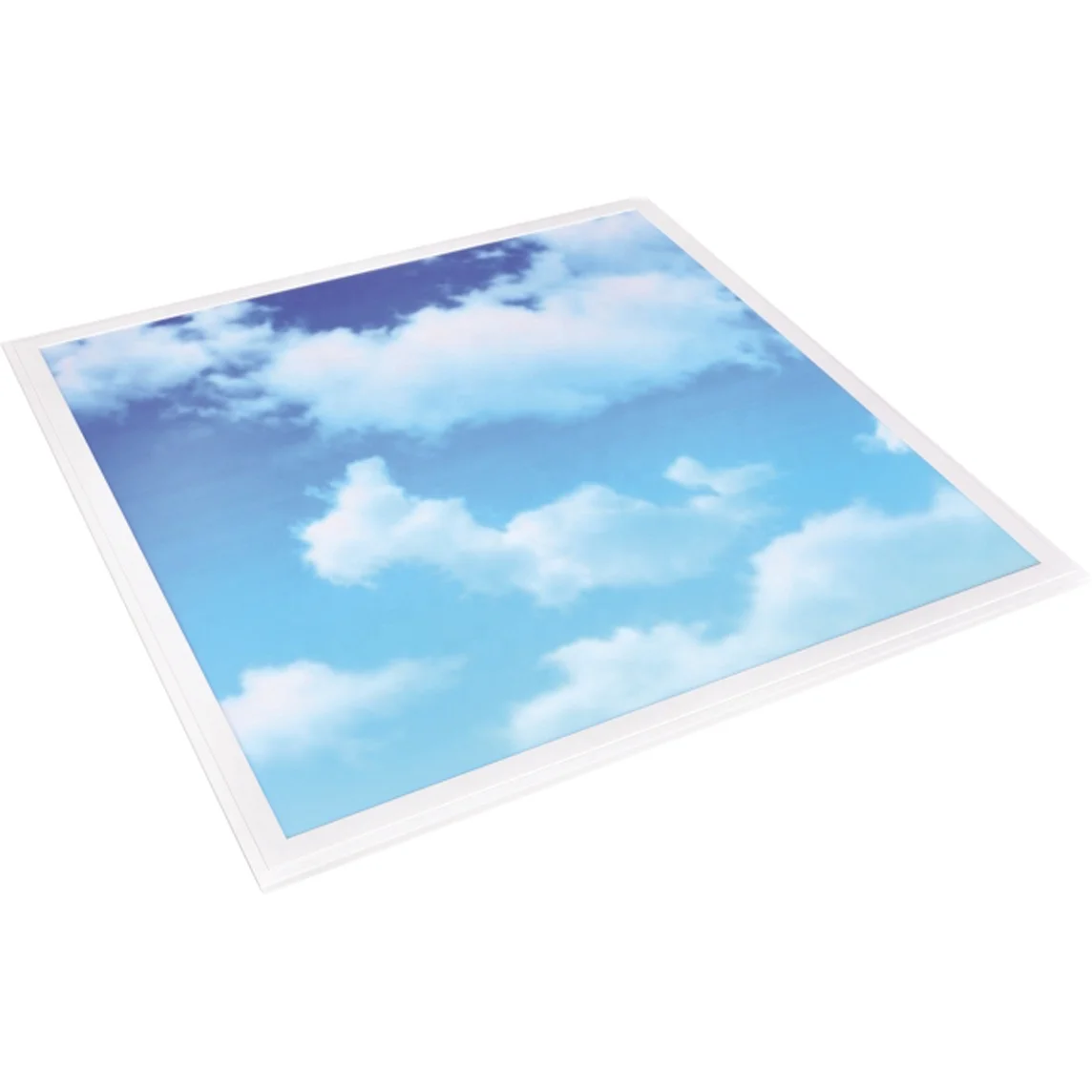 Led blue sky ceiling panel light Sky and cloud led ceiling panel 40w Led sky picture ceiling panel 600x600
