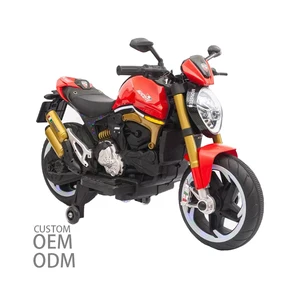 Children's Electric 2 Wheel Motorcycle 12v Car Electric Bicycle Battery with Light Music Motorcycle Children's Car