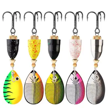 CHEERY 10g Metal Spoon Spinner Fishing Lure with Treble Hook for Bass Saltwater Fish Zander & Pike – Metal Jig – view 4