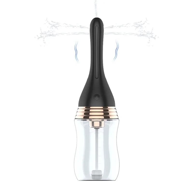 Bulb Design Automatic Electric Ball Enema Vagina Anal Cleaner Douche Anal Sex Toy for Men Women