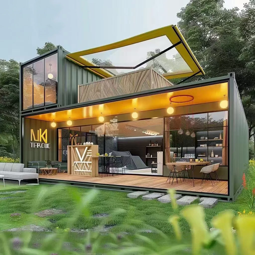 Portable Mobile Prefabricated Snack Street Container House