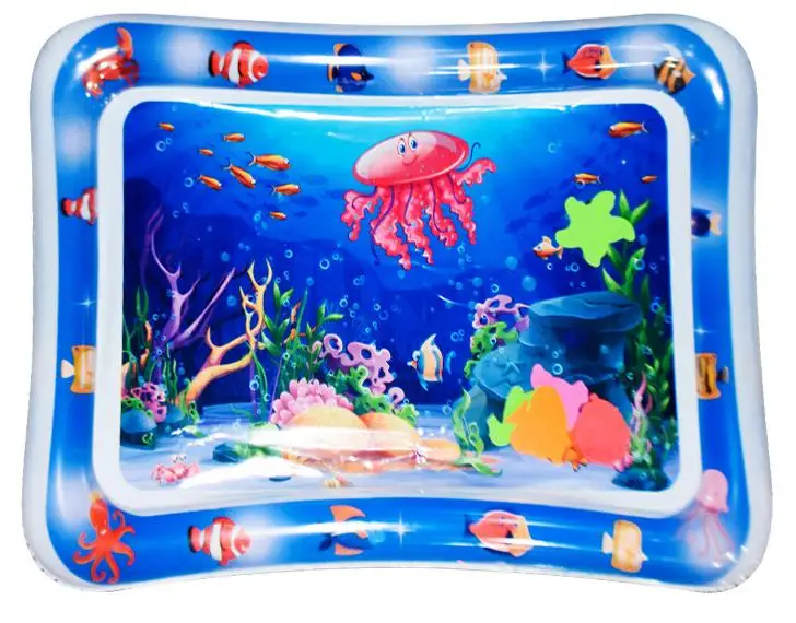 Baby Inflatable Premium Water Play mat Infants Toddlers is The Perfect Fun time Play Activity Center Baby's Stimulation Growth details