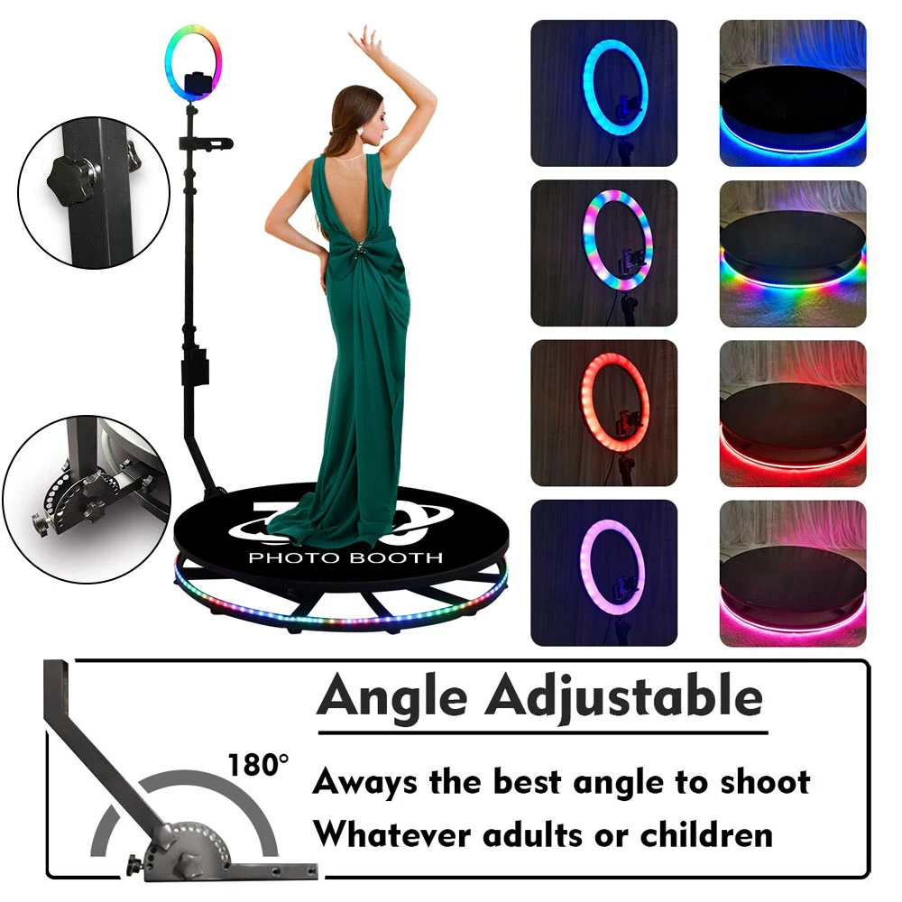 Rotating Camera 360 Degree 360 Photo Booth and Camera 360 Video Photo Booth
