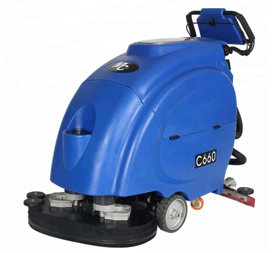 C660 China Best Quality Industry Electric two brush Floor Scrubber