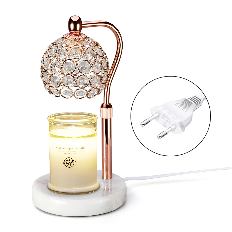 Melting Wax Marble Candle Warmer Table Lamp Home Decor Aromatherapy