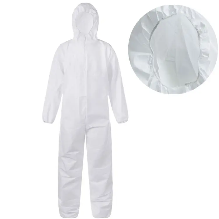 
Medicial Protective Clothing White,Blue Coverall Disposable Microporous 