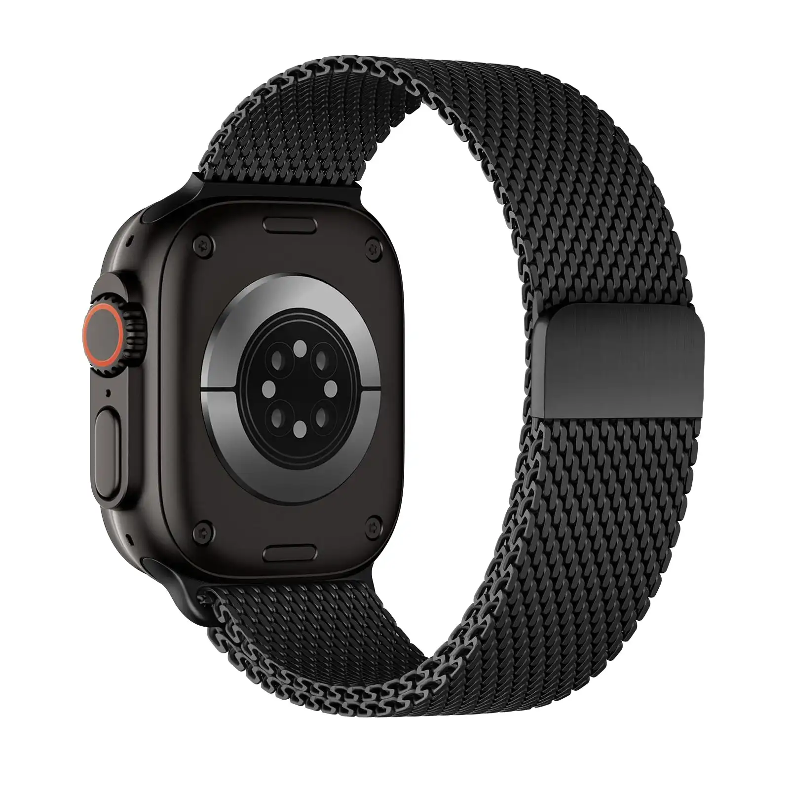 Casual Breathable Coarse Mesh Milanese Loop Magnetic Stainless for Apple Watch Strap for IWatch SE 6 7 8 9 10 11 42 46 49mm