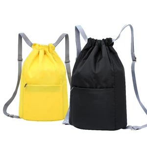 B38 2026 Men's Sports Basketball Backpack New Oxford Cloth Drawstring Large Capacity Simple Lightweight Zipper Fashion
