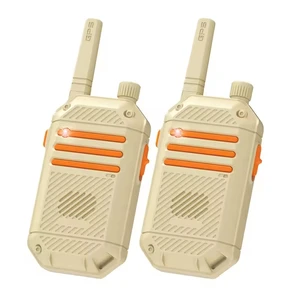 EPT 2PCS Kids Walkie Talkie Set Battery Operated Outdoor Long Range Walkie Talkie Plastic Walkie Talkies Toy