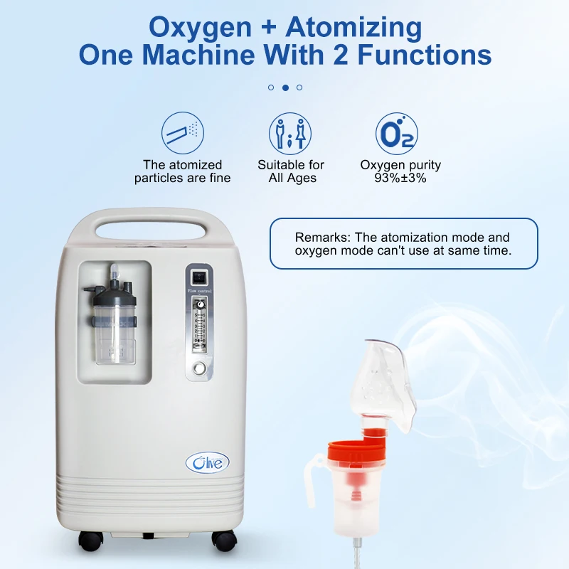 Large Screen Generador De Oxigeno Medical Portable 5 Liter Oxygen ...