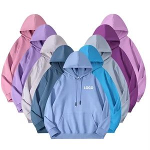 Autumn and Winter Pure Cotton Hooded Sweatshirt Custom logo Group Activity Work Clothes Long Sleeve Loose Coat Hoodie