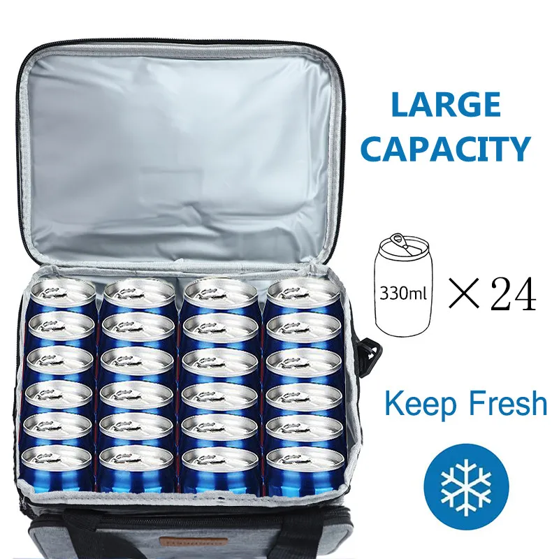 Оптовая продажа портативная водонепроницаемая изолированная сумка-тоут для кемпинга сумка-холодильник обеда с плечевым