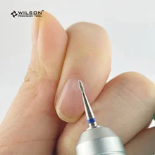 1.3mm Flame Shape Bits Diamond Bits Best-sale Nail Beauty Tool for Quickly Smoothing the Cuticle Area Popular Diamond Nail Bits