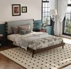 Queen Size (Light Gray + Walnut)