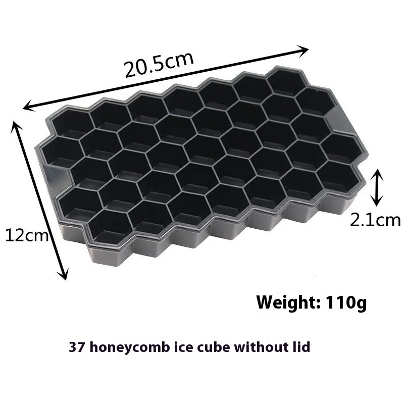 Large Food-Grade Silicone Ice Tray Eco-Friendly 6 8 or 15-Grid Square Ice Cube Mold for Household Use & Ice Cream Tools factory