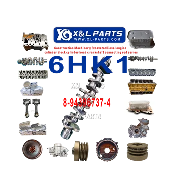 X&L High quality Isuzu 6hk1 Crankshaft 8-94396737-4 Forged Steel 6HK1 Engine Crankshaft 8-97603-004-0 from China