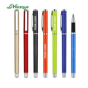 Wholesale Customizable 0.5mm Gel Pens Promotional Metal Pen with Logo Gift for Business & Hotels