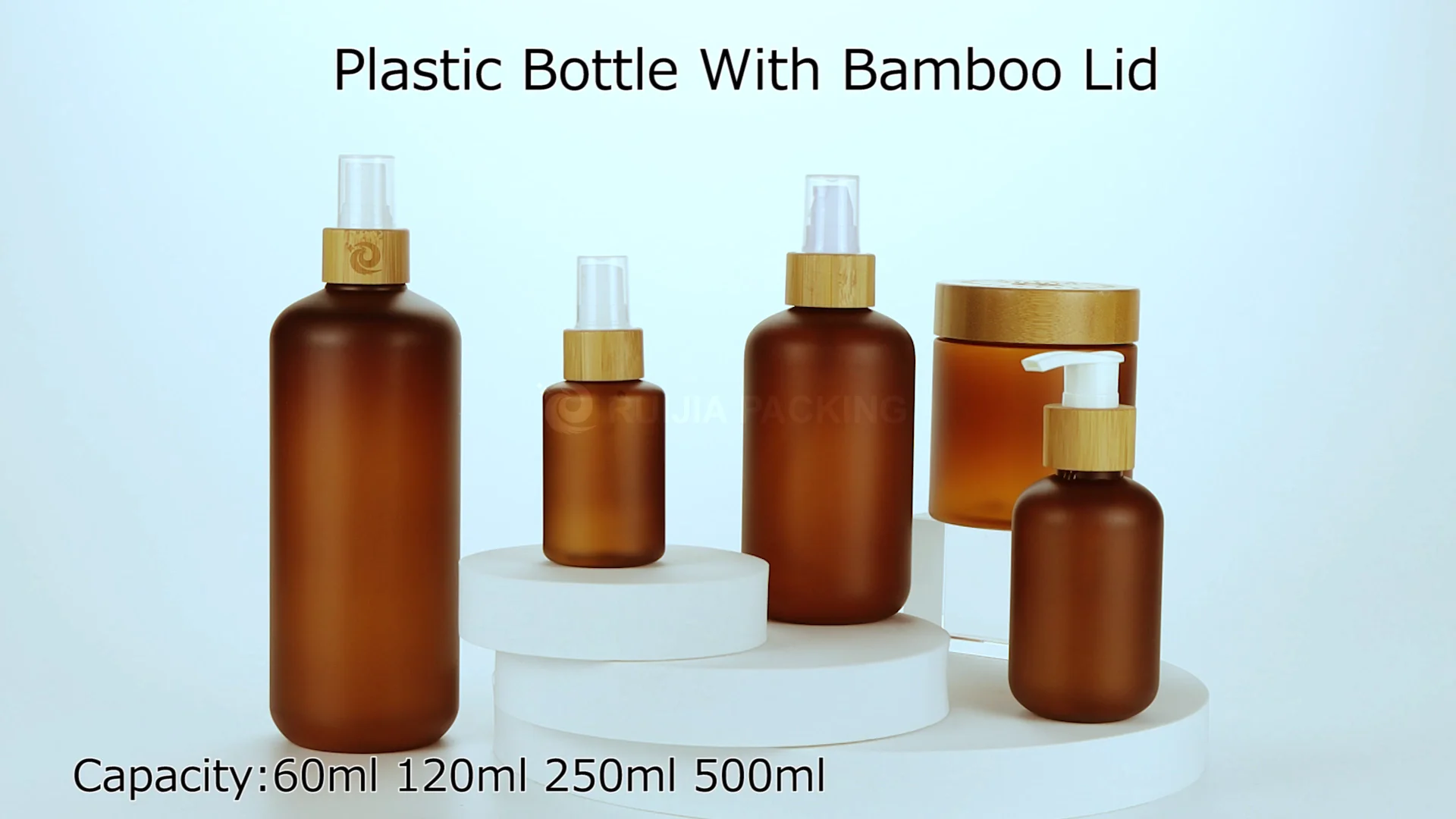 Empty Body Butter Containers 60ml 120ml 250ml 500ml Amber Plastic