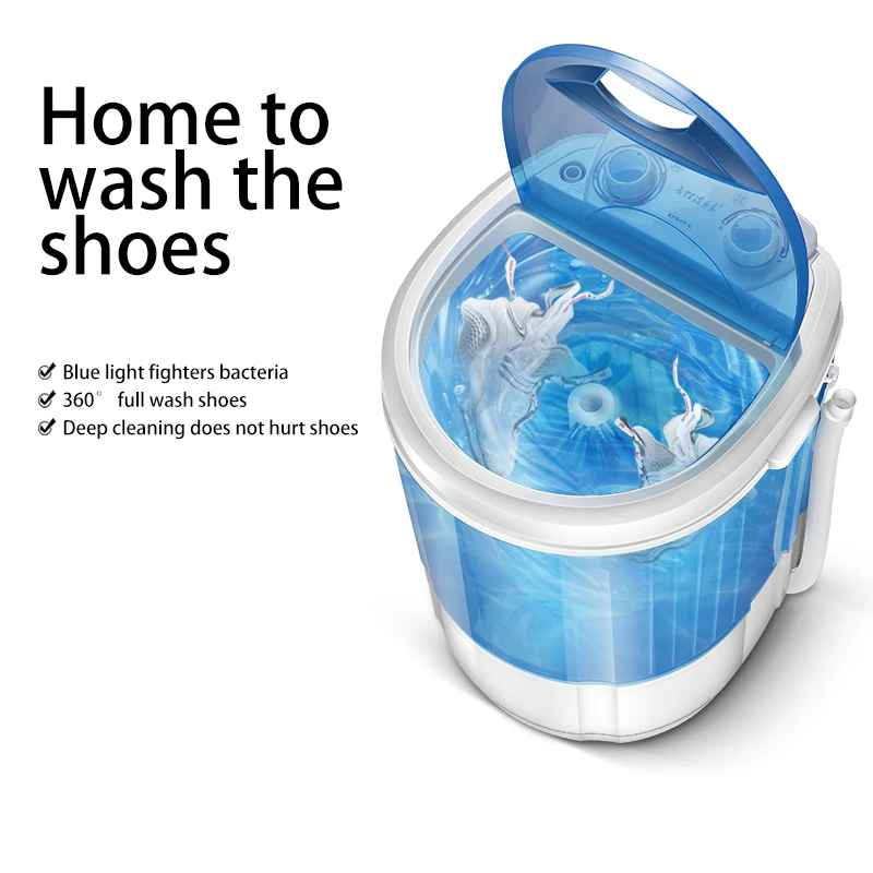 Epsilon маленькое черное мини портативный турбина Maquinas Para Lavar Zapatillas Lavadoras De Ropa Химчистка Lavatrice машинка для чистки обуви