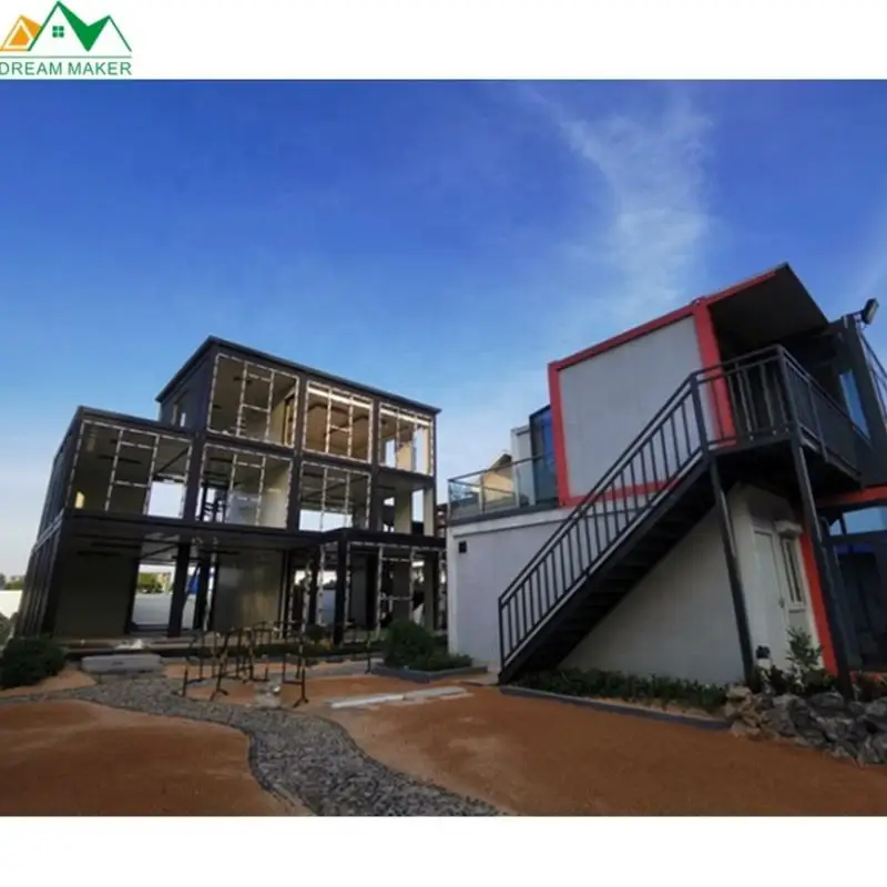 Modular Mobile Prefab Low Cost Easy Build Assembly Office Container House Prefabricated Detachable Flatpack Casas Container Home