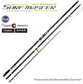 Plug-in Rod Carbon Three-section Beach Throwing Solid Front Slightly SURF MASTER 4.25m 480g Hard – Hard Lure – view 2