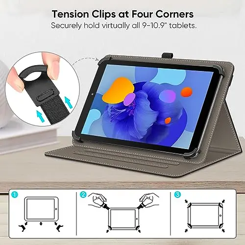 product laudtec tablet universal hulle for 11 inch multi winkel hulle universal for ipad air 11 2024 pu leather cover-4