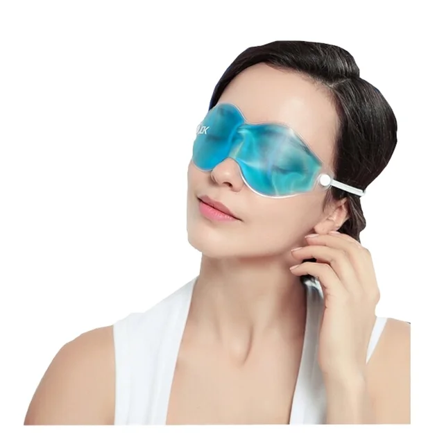 Crystal Gel Eye Mask Cooling Ice Gel Eye Mask Reusable for Headaches Puffiness Migraines Stress Relief