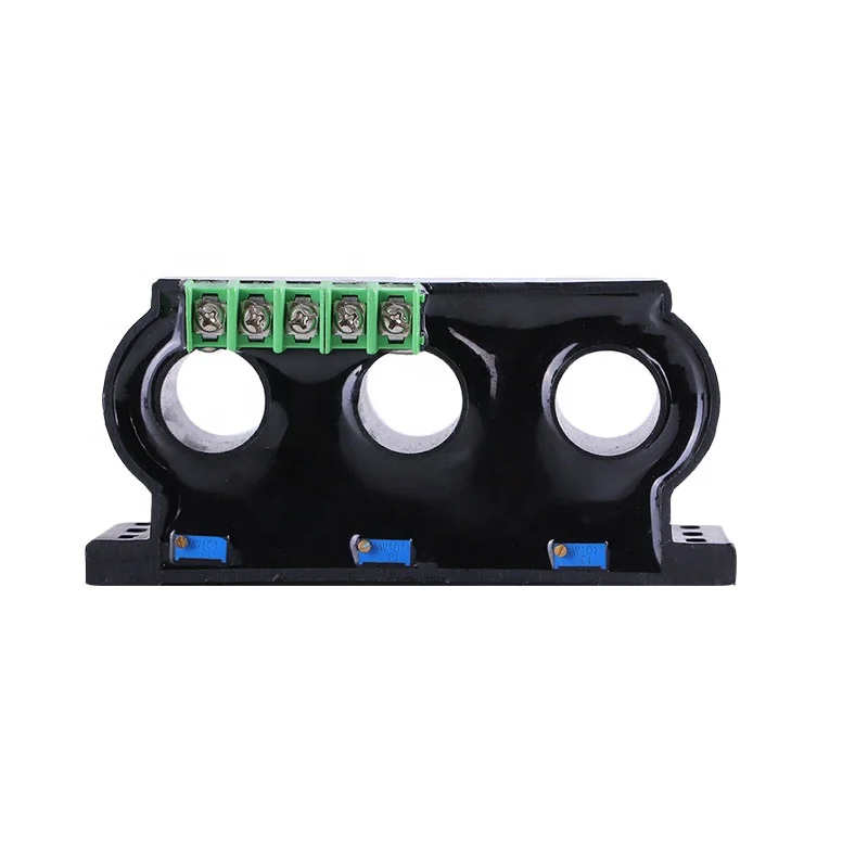 factory price ac split core 3 phase current transmitter 4 20ma hall current sensor 100a 400a three phase current transducer