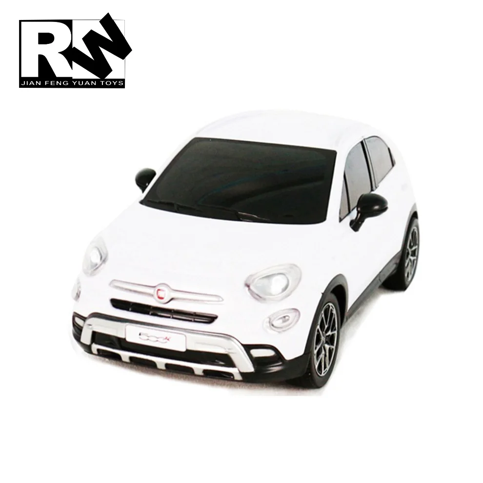 Jianfengyuan RW Authorized White Private RC Car Toy Fiat 500X for Kids