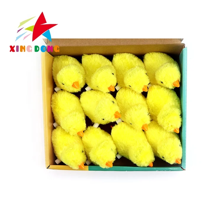 Plush Chick Toy Wind Up Plush Chicken  fluff toys cartoon wind up animal toys	kidshalloween toy promotion toys for kids