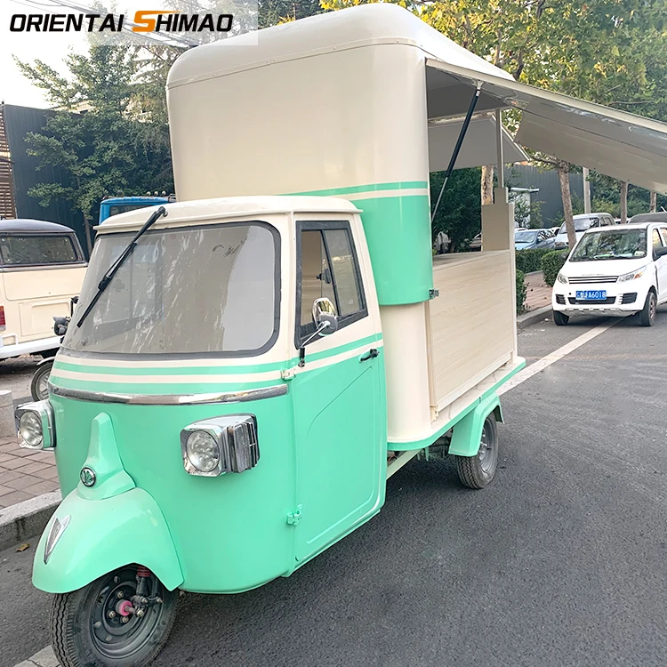 3 Wheeler Food Truck Thailand Tuk Tuk in Electric Tricycles