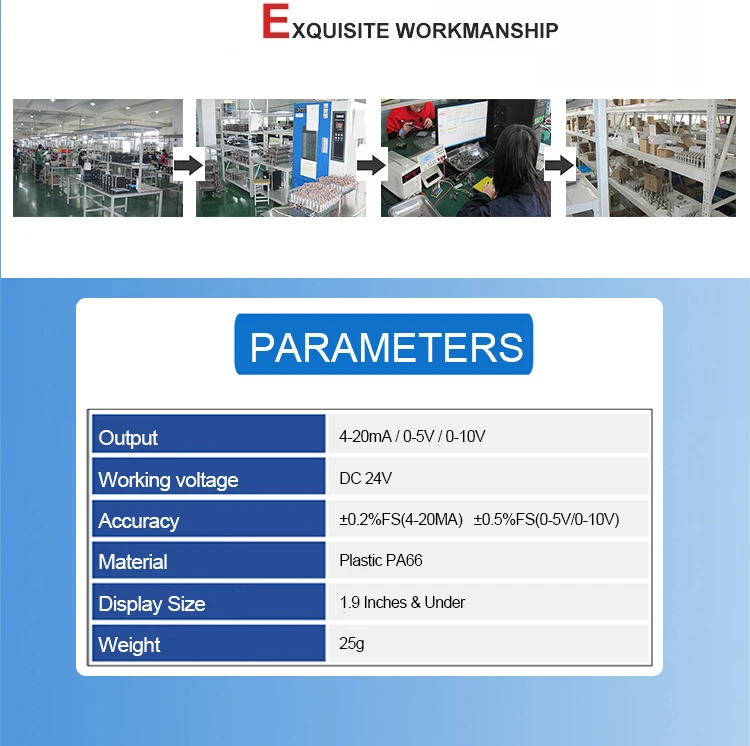 PT100 to 4-20mA 0-600 Celsius Thermal Resistance Converter RTD Input 4-20mA Output Head-mounted Temperature Transmitter - 1420