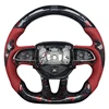 Forged Carbon Fiber+Perforated Leather+LED +Grip