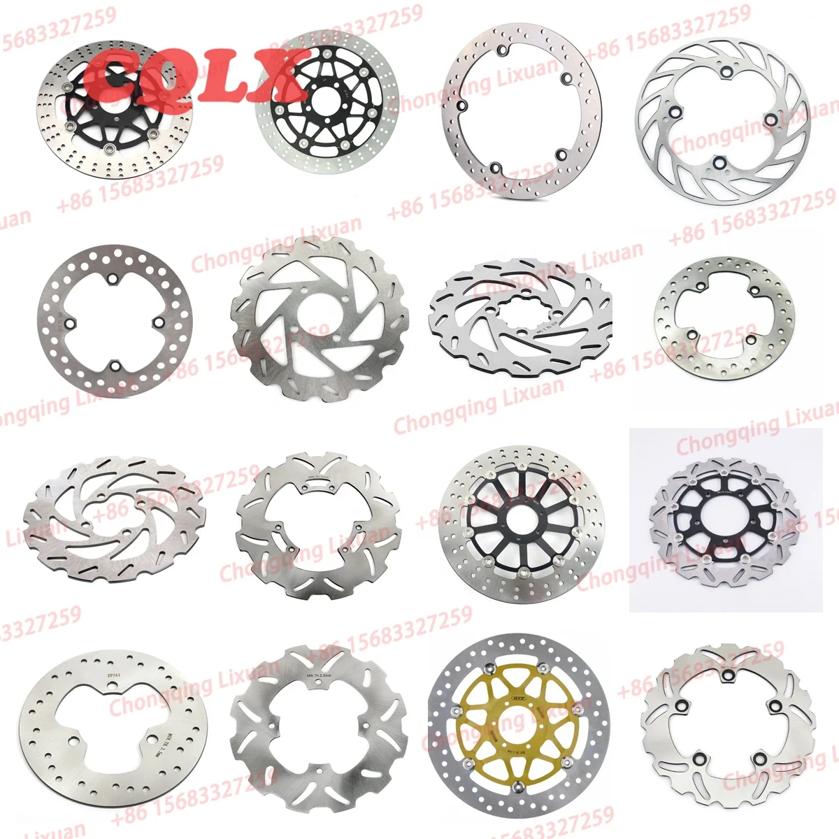 Motorcycle Part Disc Brake Front 240mm Motorcycle Disc Brake Kit for Kawasaki GPZ250 GPZ305 KH100 KH125