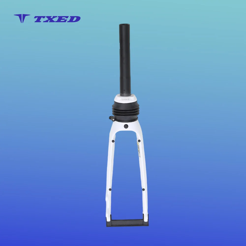 20x1.95 Aluminum Suspension Fork with Coil Spring 100mm Travel BMX Compatible for Disc Brakes